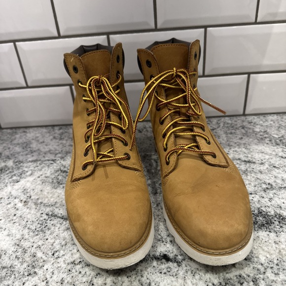 Timberland Sensorflex‎ Women's 7 Boots Wheat ReBOTL Leather Lace-Up Waterproof - Picture 2 of 11